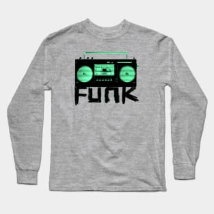 Funk, Music Vintage Funk Radio Long Sleeve T-Shirt